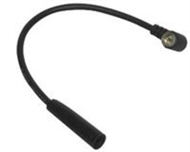 Car antenna adapter DIN female to ISO male